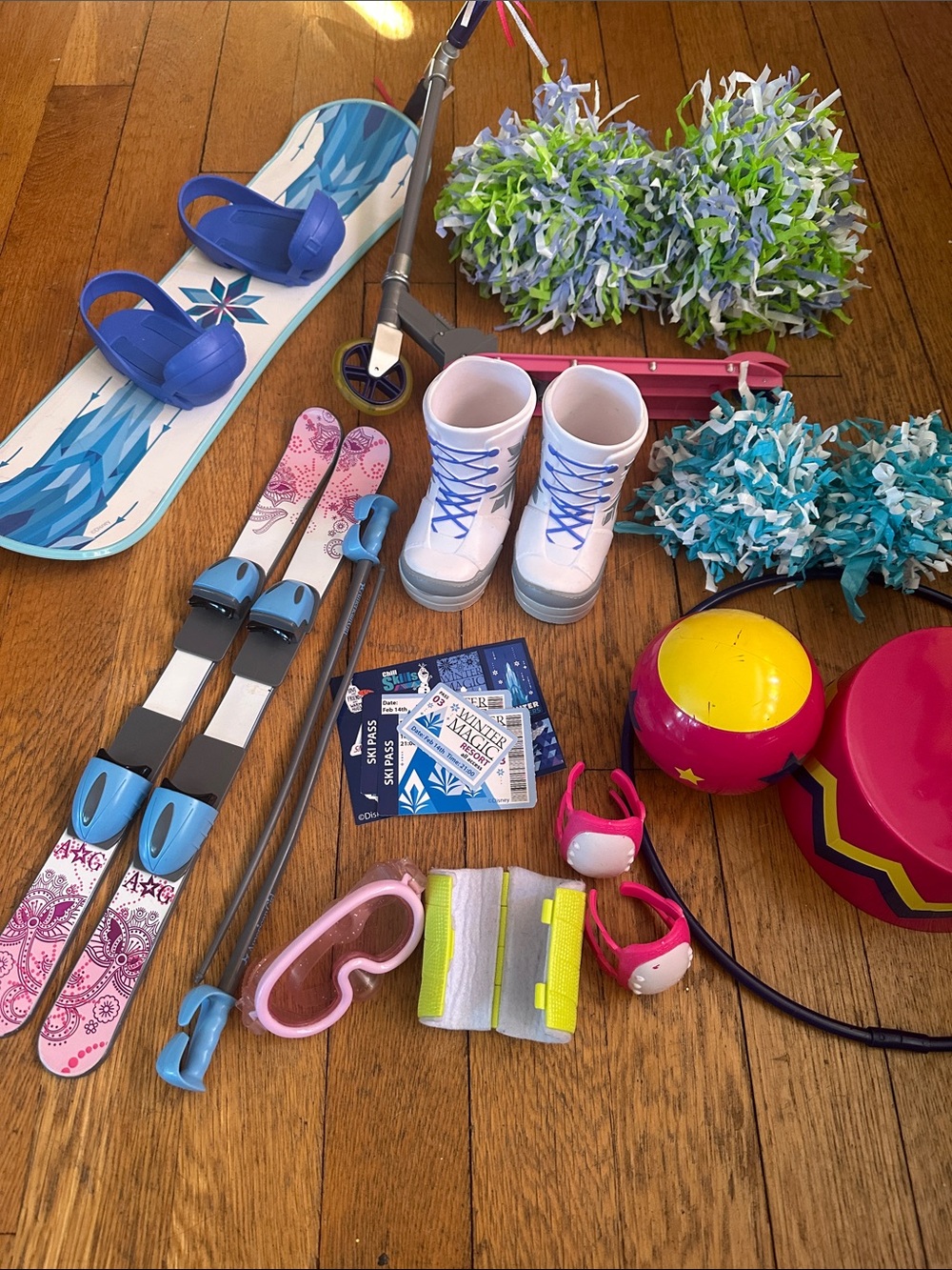 American Girl, Our Generation Snow, Cheer, Dog Show Accessories